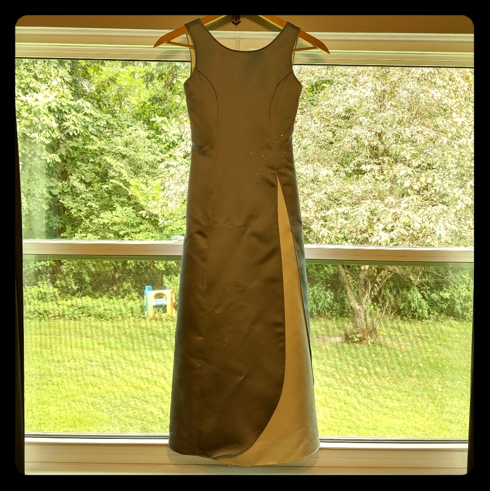 Youth white and Periwinkle Dress